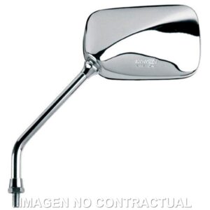 Espejo HERT cromado Moto Custom Izquierdo