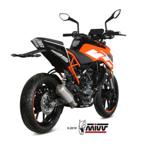 Mivv Slip-On Mk3 St. Steel KTM 125/390 Duke / RC 125/390 2017-20