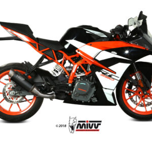 Mivv Slip-On GP Pro black KTM 125/390 Duke / RC 125/390 2017-20