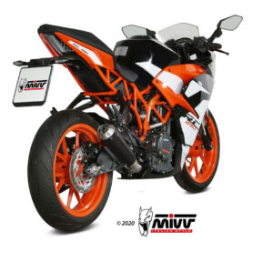 Mivv Slip-On X-M1 black KTM 125/390 Duke / RC 125/390 2017-20
