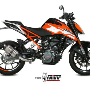 Mivv Tubo no kat (compatible con Silencioso Mivv y Original) KTM 125/390 Duke / RC 125/390 2017-20