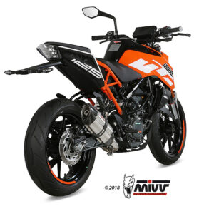 Mivv Tubo no kat (compatible con Silencioso Mivv y Original) KTM 125/390 Duke / RC 125/390 2017-20