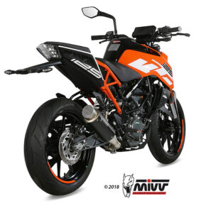 Mivv Tubo no kat (compatible con Silencioso Mivv y Original) KTM 125/390 Duke / RC 125/390 2017-20