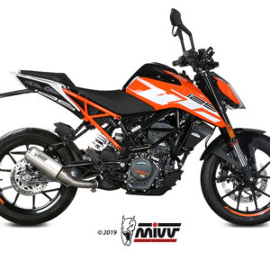 Mivv Slip-On Mk3 St. Steel KTM 125/390 Duke / RC 125/390 2017-20