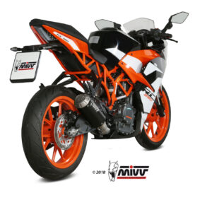Mivv Slip-On Mk3 black KTM 125/390 Duke / RC 125/390 2017-20