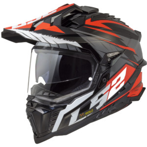CASCO LS2 MX701 EXPLORER SPIRE BLACK TITANIUM RED-06