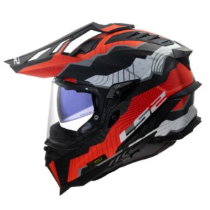 CASCO LS2 MX701 EXPLORER C TRICK WHITE RED-06