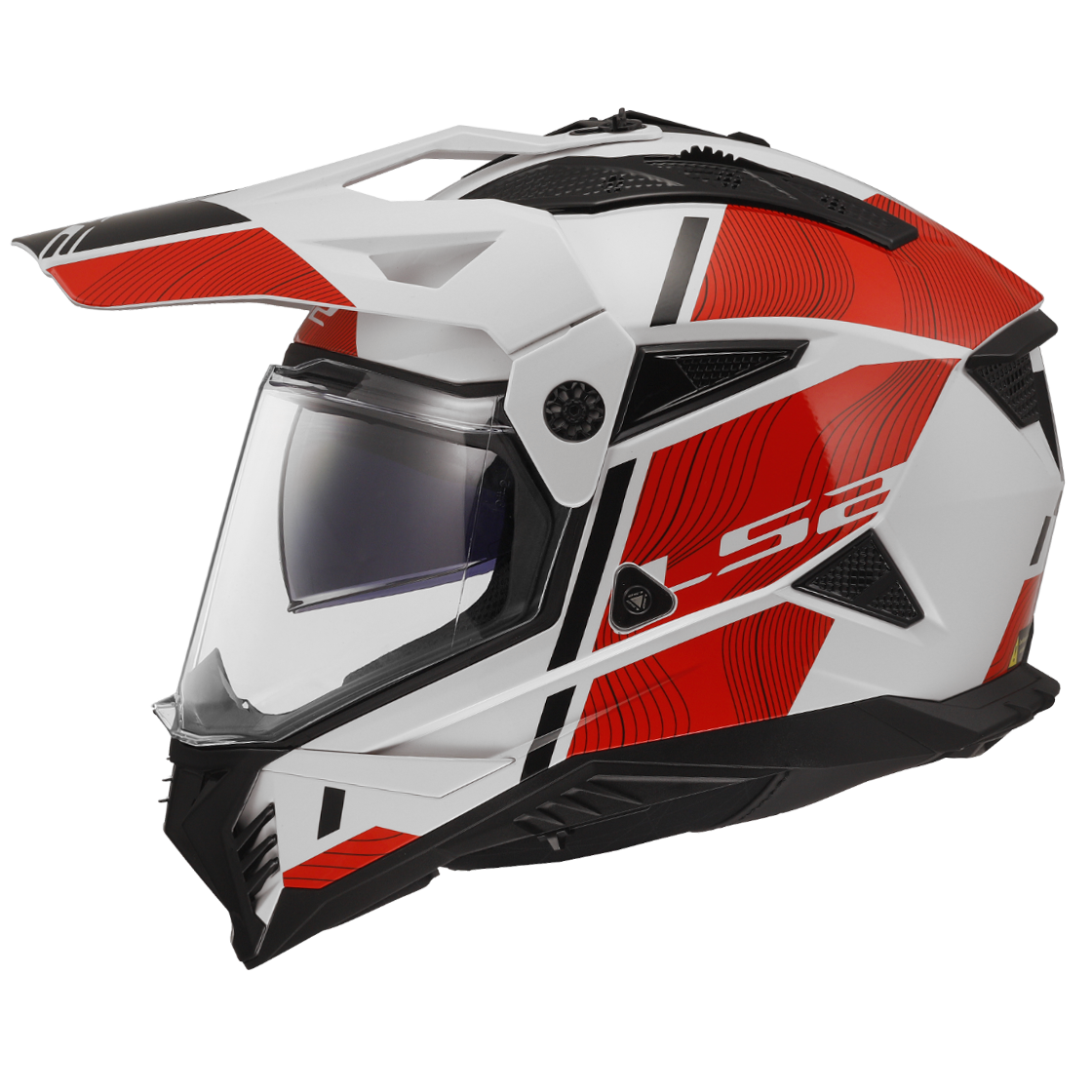 CASCO LS2 MX702 PIONEER II HILL WHITE RED-06