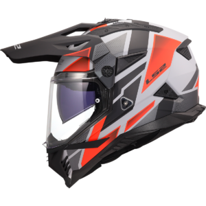 CASCO LS2 MX702 PIONEER II BLOCK GREY RED-06