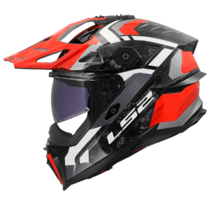 CASCO LS2 MX707 EXPLORER EVO FC FALKUR RED WHITE