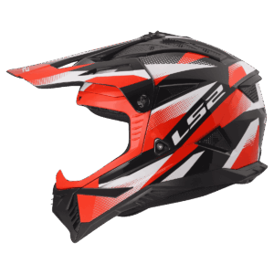 CASCO LS2 MX708 FAST II FORT BLACK RED