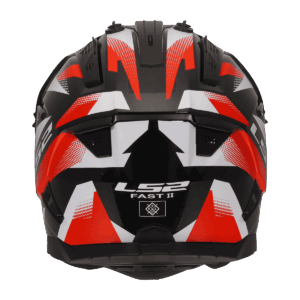 CASCO LS2 MX708 FAST II FORT BLACK RED