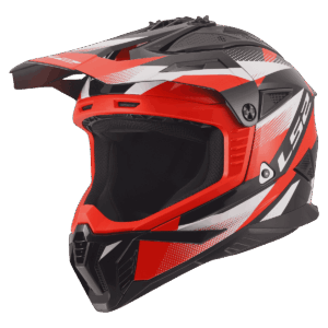 CASCO LS2 MX708 FAST II FORT BLACK RED