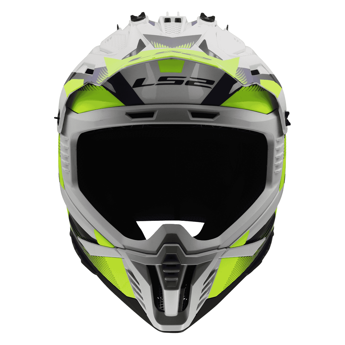 CASCO LS2 MX708 FAST II FORT WHITE H-V YELLOW