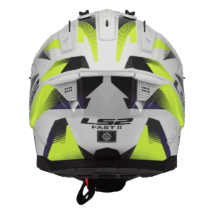 CASCO LS2 MX708 FAST II FORT WHITE H-V YELLOW