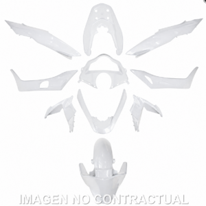 KIT PLASTICOS HERT HONDA PCX 125 10 PZAS BLANCO