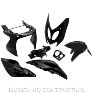KIT PLASTICOS HERT YAMAHA AEROX NEGRO BRILLO