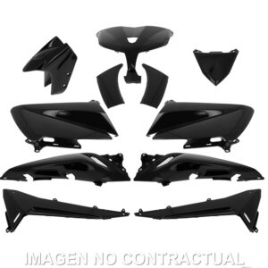 KIT PLASTICOS HERT YAMAHA T-MAX 530 NEGRO