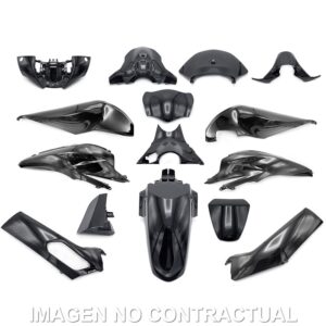 KIT PLASTICOS HERT HONDA SH 125-150 NEGRO BRILLO
