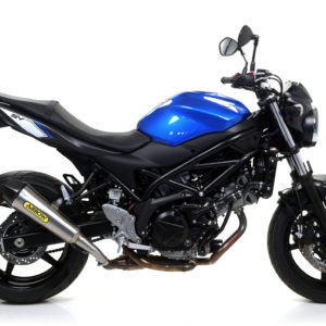 Arrow Silencioso Race-Tech de titanio fondo en carbono 71846PK