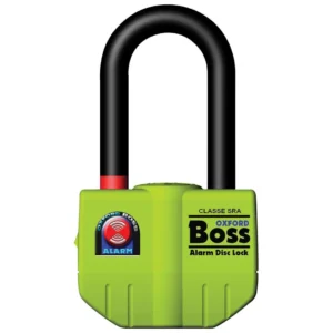 CANDADO HORQUILLA OXFORD C/ALARMA BIG BOSS ALARM 16MM AMARILLO