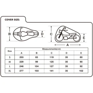 FUNDA MOTO OXFORD AQUATEX T-L