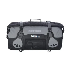 BOLSA ROLLO OXFORD AQUA T-30 NEGRO/GRIS