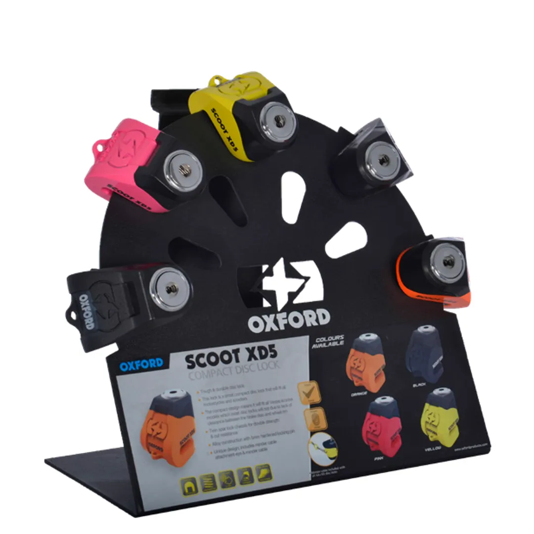 EXPOSITOR OXFORD SOBREMESA PARA CANDADOS DISCO