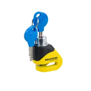 CANDADO DISCO OXFORD SCOOT XD5 5MM AMARILLO/NEGRO