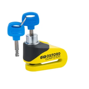 CANDADO DISCO OXFORD QUARTZ XD10 10MM AMARILLO/NEGRO