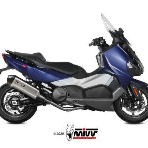 Mivv Full system 2x1 Speed edge St. Steel con tapa carbono SYM Maxsym TL 500 / 508 2020