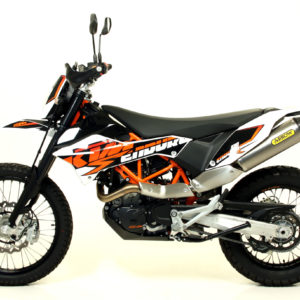 Arrow Silencioso Race-Tech de aluminio Dark" fondo en carbono" 72618AKN