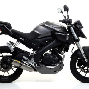 Arrow Silencioso Thunder de aluminio fondo en carbono 51513AK