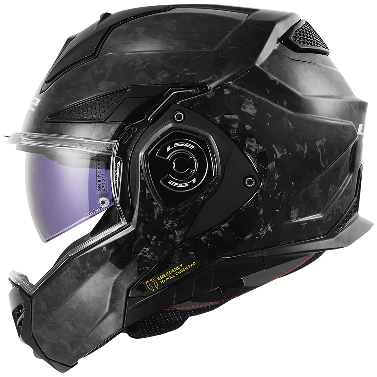 CASCO LS2 FF901 ADVANT X FORGED GLOSS CARBON-06