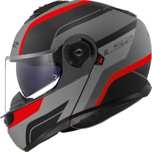 CASCO LS2 FF908 STROBE II MONZA BLACK GREY RED-06