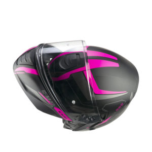 CASCO CGM 569G C-MAX CITY NEGRO FUCSIA FLUOR MATE