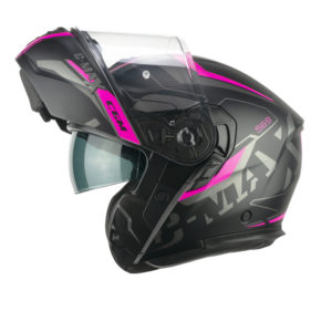 CASCO CGM 569G C-MAX CITY NEGRO FUCSIA FLUOR MATE