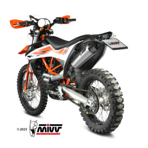 Mivv Slip-On STR1 black KTM 690 Enduro R / 690 SMC R 2019-23
