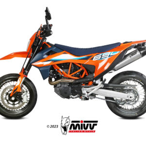 Mivv Slip-On STR1 Black KTM 690 ENDURO R / 690 SMC R 2021-24