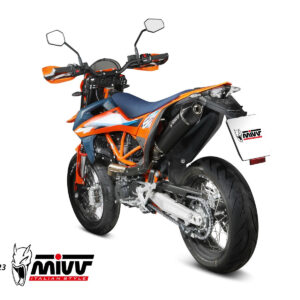 Mivv 2 Slip-On HR-1 Black Moto GUZZI V7 STONE 2021-24