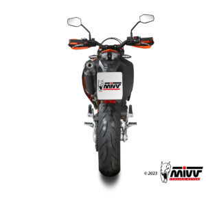 Mivv 2 Slip-On HR-1 Black Moto GUZZI V7 STONE 2021-24