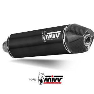 Mivv Slip-On STR1 Black KTM 690 ENDURO R / 690 SMC R 2021-24