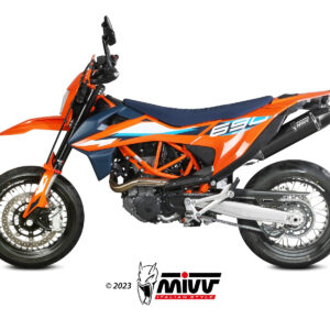 Mivv Slip-On STR1 Black KTM 690 ENDURO R / 690 SMC R 2021-24