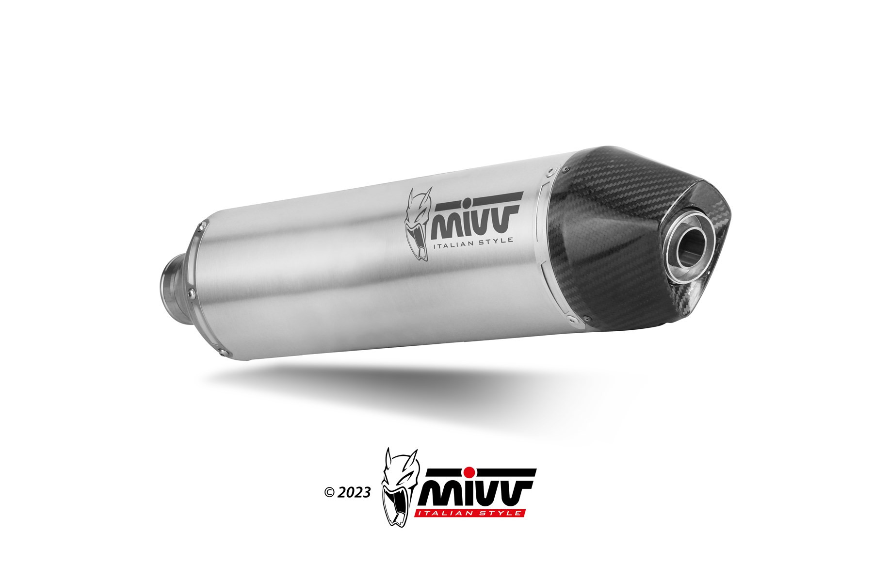 Mivv Slip-On STR1 St. Steel KTM 690 ENDURO R / 690 SMC R 2021-24