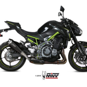 Mivv Slip-On Delta Race Black Kawasaki Z900 2017-19 / Z900 A2 (35 KW / 70 KW) 2017-25