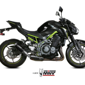 Mivv Slip-On Mk3 Black Kawasaki Z900 A2 (35 KW / 70 KW) 2017-25