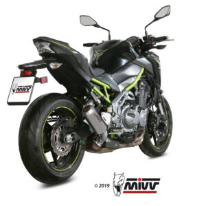 Mivv Slip-On Mk3 carbono Kawasaki Z900 A2 (35 KW / 70 KW) 2017-25