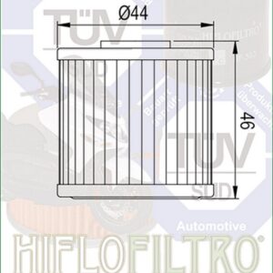Filtro de aceite HIFLOFILTRO - HF568