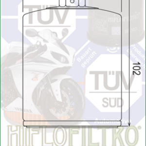 Filtro de aceite HIFLOFILTRO Performance chrome - HF171CRC