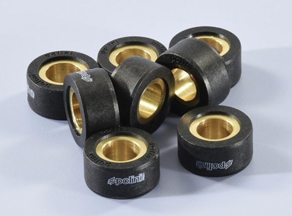 Rodillos de variador POLINI 26,1x12,8mm 11gr - 8 piezas